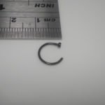 טבעת פירסינג מסרג'יקל סטיל (פלדת אל-חלד) בציפוי שחור - 20ga- mm8