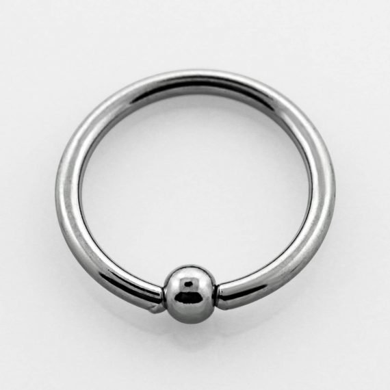 עגיל טבעת לחץ קלאסי - 16ga