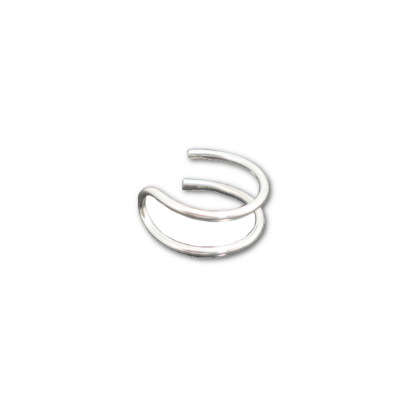 sterling silver double ring